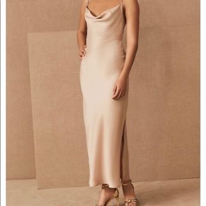 BHLDN Sachin & Babi Cali Satin Midi Dress